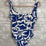 Madewell Second Wave Square-Neck Tank One-Piece Swimsuit in
Tropicale Floral Photo 0