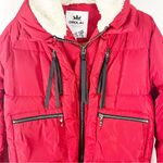 OROLAY Red Orange Thickened Duck Down Filled Fleece Lined Hood Jacket, Size XL Photo 9