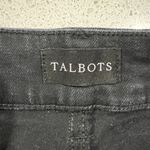 Talbots  Size 12 Trouser Jeans Straight Leg High Rise Black Wash Stretch Women’s Photo 3