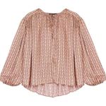 Maje  Lolivate Printed Top Size 2 New MSRP $265.00 Photo 5