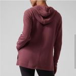 Athleta  Coastal Luxe Waffle Hoodie in Tawny Rose Pink Size Small Photo 2