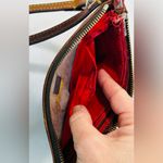 Dooney & Bourke Brown Croc Embossed Leather Large Slim Wristlet Clutch READ Photo 8