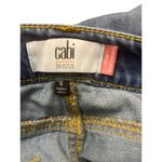 CAbi 5165 Slim Boyfriend Distressed Stretch Jeans Size 6 Distressed Blue Boho Photo 2
