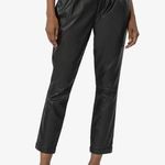Kut From The Kloth NWT Lessie Coated Denim High-Waist Pleated Pants Faux Leather Photo 0
