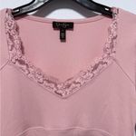 Jessica Simpson  Blush Lace Trim Top Photo 4