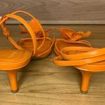 Open Edit  Zuri Ankle Strap Sandal in Orange - Size 9 Photo 3