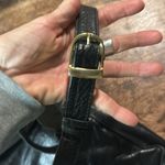 None Black Leather Crossbody Bag Photo 12