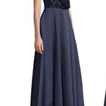 NEW Dresses Sachin & Babi Midnight Bella Sequin Formal Gown Photo 4