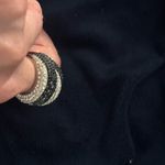 Swavorski Swarovski Apollon Ring - Black & Silver size 58 Photo 3