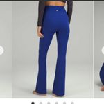 Lululemon Set Flare Leggings 30" & Energy Ribbed Bra Psychic Blue EUC Photo 10