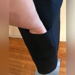 Brooks Brothers Navy Blue Big Pockets Skirt Zipper Back SZ 8 Split In Front. Photo 1