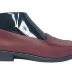 Aerosoles Red Wine Square Deal Soft Leather Loafers - Size 7.5 - Women Photo 6