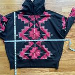Lauren Ralph Lauren L Black Label Tribal Aztec Black Pullover Hoodie Sweatshirt Size L Photo 12