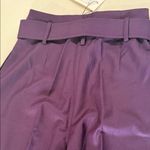 Theory Deep Purple Wide-Leg Pants 100%virgin Wool size 2 NWT Photo 5