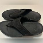 FitFlop  Black Glitter Sandals Photo 3