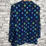 Impressions  Blue and Green Patterned Shirt Photo 6