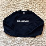 Lululemon True Navy Scuba Oversized Pullover *Wordmark Photo 3