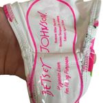 Betsey Johnson Love Always One Piece Bandeau Swimsuit Pink Floral Heart Sz Large Photo 7