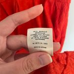 Anthropologie Deletta Embossed Orange Mini Dress Photo 8