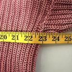 Y2K Victoria’s Secret PINK Chunky Distressed Open Pink Sun Washed Cardigan M Size M Photo 4