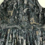 Candalite  Size Large Paisley Print Sleeveless Dress With Lining. New With Tags Photo 8