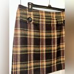 Michael Kors NWOT  Wool Plaid Mini Skirt Photo 3