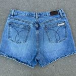 Calvin Klein Vintage 90s Mom Jean Blue Denim Shorts Size 8 Photo 0