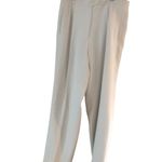 Peter Nygard Nygard Collection Size 10 Petite Cream Dress Pants Photo 4