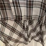 Max Studio  Monochrome Plaid Shirt Dress Photo 4
