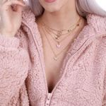 Urban Outfitters Butterfly Light Pink Necklace Photo 2