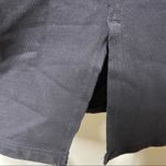 Moussy Black midi jersey cotton sweatshirt dress sz 2 Photo 6