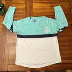 Exist Cocoa Beach, Florida Raglan Long Sleeve Shirt Aqua White Size Large Photo 6