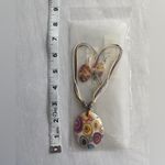 Natural Shell Necklace & Earrings 3pcs Set Colorful‎ Printed Photo 4