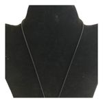 Boho Chic Minimalist Faux Gold Coated Black String Outline Pendant Necklace Photo 4