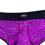 Victoria's Secret  Sport VSX Purple And Black Perforated Cutout Sports Bra Sz XS Photo 1