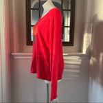 Sundry Anthropologie’s  Sweatshirt Pink Red Heart Crew Neck Sweater Size L NEW Photo 4