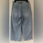 Wit + Wisdom Wyatt 'Ab'Solution Skyrise LIGHTWASH Wide Leg Jeans, Raw Hem;size 6 Blue Photo 6
