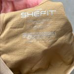 Shefit Women’s Full Coverage Sports Bra Performance Wear Size 1 Luxe 💙 Tan Photo 3