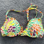Victoria's Secret Victoria Secret Pattern Underwire Push Up Bikini Top Photo 0