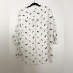 Torrid Harper Pullover Blouse Happy Hour Skull White Pineapple Photo 4
