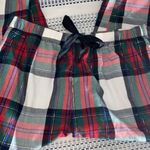 Victoria's Secret EUC Victoria’s Secret Flannel Pajama Set, Red, White, Green Plaid, Small Photo 13