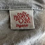 Only Hearts  Cardigan Sweater 100% Cotton Button Front V-Neck Long Sleeve Gray M Photo 1