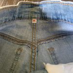 Levi's Waist Size 25 Levi Strauss Denim Blue Jean Shorts Distressed EUC Photo 4