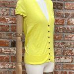 J.Crew lemon yellow button up short sleeve cardigan / XS / Excellent condition Photo 5