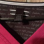 Elle Women's Burgundy Scrub Top Photo 2