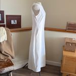Minimalist White Sleeveless Maxi Dress beautiful
Shape and fabric with pockets Size M Photo 2