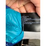 Bernardo Packable Womens Down Puffer Vest Blue Teal Reversible Nylon Lightweight Photo 4