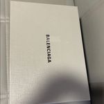 Balenciaga  Black Logo Strap Heels Photo 9