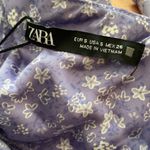 ZARA NEW  lilac satin effect dress Photo 10