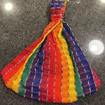 Unbranded Fair Trade Handmade Woven Threaded Fabric Rainbow Stretchy Headband Photo 3